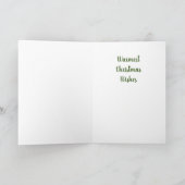 Cartes Pour Fêtes Annuelles Chat endormi, souris, ours en peluche Noël (Intérieur)