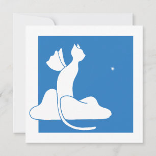Cartes Pour Fêtes Annuelles Chat Gardien