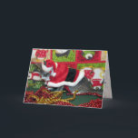 Cartes Pour Fêtes Annuelles Chat, Kitten, Noël, Secourt, Photo<br><div class="desc">C'est toujours amusant d'avoir un petit humour à Noël ... Amusez-vous un peu à vos amis et "menacez-les" avec seulement du charbon pour Noël - Père Noël Claws est tellement déçu par leur comportement ! Le regard sur le visage de Pork Chop raconte toute l'histoire ! N'hésitez pas à customiser...</div>