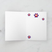 Cartes Pour Fêtes Annuelles CHAT MUSICAL ET OWL, Violet violet et blanc (Intérieur)