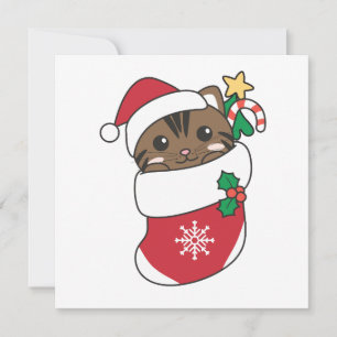 Cartes Pour Fêtes Annuelles Chat Noël Neige hiver Animaux Chats Voiture de vac