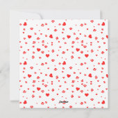 Cartes Pour Fêtes Annuelles Chat Persan Valentine Miaou (Dos)