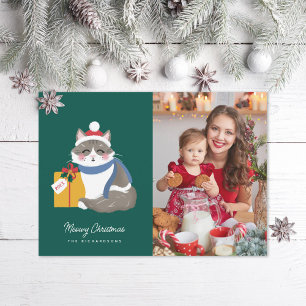 Cartes Pour Fêtes Annuelles Chat Ragdoll Mignon Photo