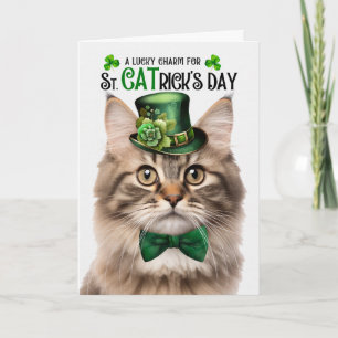 Cartes Pour Fêtes Annuelles Chat roux à trois couleurs en peluche pour la fête