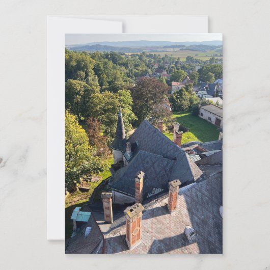 Cartes Pour Fêtes Annuelles Château abandonné (Devant)