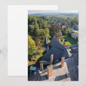 Cartes Pour Fêtes Annuelles Château abandonné (Devant / Derrière)