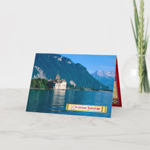 Cartes Pour Fêtes Annuelles Château chinon, Lac Léman 2