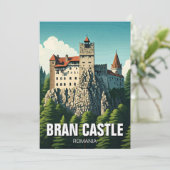 Cartes Pour Fêtes Annuelles Château de Bran Roumanie (Debout devant)