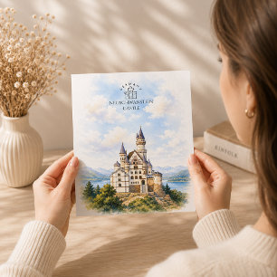 Cartes Pour Fêtes Annuelles Château de Neuschwanstein Architecture Paysage