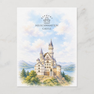 Cartes Pour Fêtes Annuelles Château de Neuschwanstein Architecture Paysage