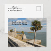 Cartes Pour Fêtes Annuelles Château de San Marcos (Devant / Derrière)