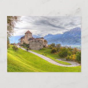 Cartes Pour Fêtes Annuelles Château de Vaduz Liechtenstein
