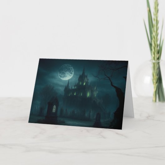 Cartes Pour Fêtes Annuelles Château du Necromancer's Experiment (Devant)