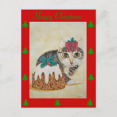 Cartes Pour Fêtes Annuelles chaton chaton chaton mignon pouding pouding pour n (Devant)