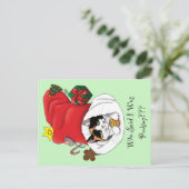 Cartes Pour Fêtes Annuelles Chaton de Noël (Debout devant)