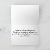 Cartes Pour Fêtes Annuelles Chatons d'automne avec des citrouilles (Intérieur)