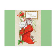Chatons de Noël Vintage le plus doux