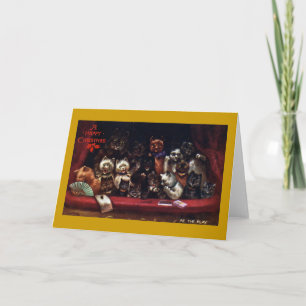 Cartes Pour Fêtes Annuelles Chats au théâtre pour Noël