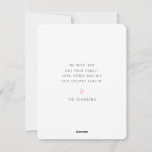 Cartes Pour Fêtes Annuelles Chats chats chats chats chats chats de Noël (Dos)