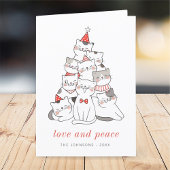 Cartes Pour Fêtes Annuelles Chats chats chats chats chats chats de Noël