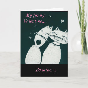 Cartes Pour Fêtes Annuelles Chats de la Saint Valentin