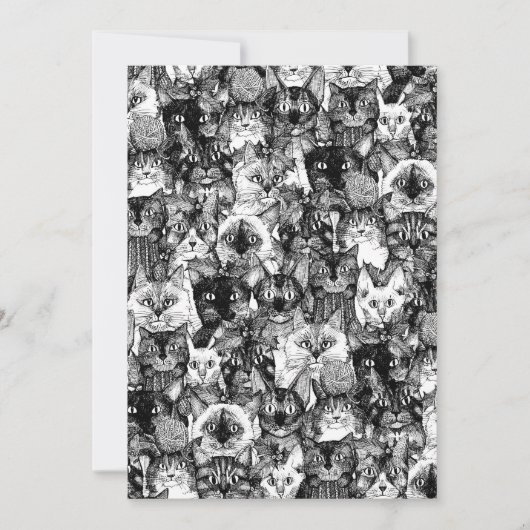 Cartes Pour Fêtes Annuelles chats de noël (Devant)