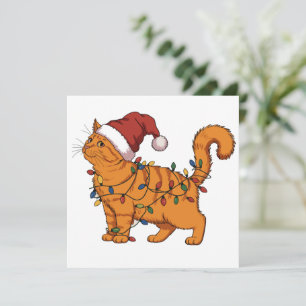 Cartes Pour Fêtes Annuelles Chats drôles Noël Chat Maman Amoureux Animaux Xmas