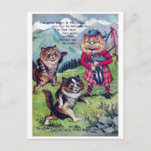Cartes Pour Fêtes Annuelles Chats écossais - Louis Wain (Devant)