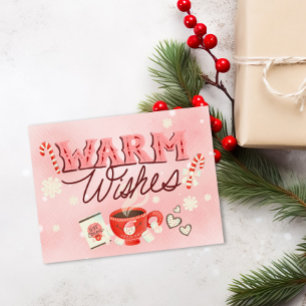 Cartes Pour Fêtes Annuelles Chauds Chauds Sucre de canne de cacao Chaud