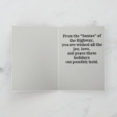 Cartes Pour Fêtes Annuelles Chauffeur de camion (Intérieur)