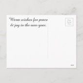 Cartes Pour Fêtes Annuelles Chauffez les souhaits (Dos)