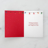 Cartes Pour Fêtes Annuelles Chaussettes de Noël et arbre de baseball (Intérieur)