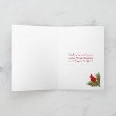 Cartes Pour Fêtes Annuelles Chaussettes de Noël et baseball (Intérieur)