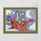 CARTES POUR FÊTES ANNUELLES CHAUSSURES FUNNY N'FITZ, CARDINATEUR GÉANT DE NOËL (Devant)