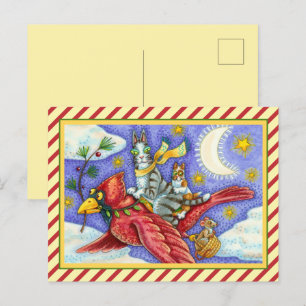 CARTES POUR FÊTES ANNUELLES CHAUSSURES FUNNY N'FITZ, CARDINATEUR GÉANT DE NOËL