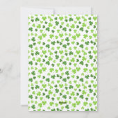 Cartes Pour Fêtes Annuelles Cheerful Leprechaun : Fête de la Saint Patrick (Dos)