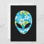 Cartes Pour Fêtes Annuelles Chef Alien hawaïen - Drôle Alien (Devant)