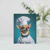 Cartes Pour Fêtes Annuelles Chef Chihuahua (Debout devant)