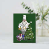 Cartes Pour Fêtes Annuelles Chef du Père Noël doux (Debout devant)