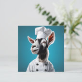 Cartes Pour Fêtes Annuelles Chef Goat (Debout devant)
