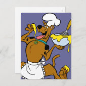 Cartes Pour Fêtes Annuelles Chef Scooby Doo Thanksgiving (Devant / Derrière)