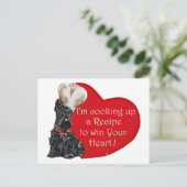 Cartes Pour Fêtes Annuelles Chef Valentine de Scottie (Debout devant)