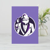 Cartes Pour Fêtes Annuelles Chefs de Père Noël T-Shirt - Classy Holiday Toast (Debout devant)