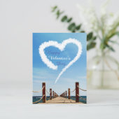 Cartes Pour Fêtes Annuelles Chemin sans fin Coeur Cloud Saint Valentin (Debout devant)
