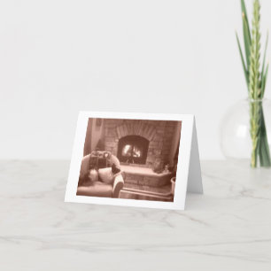 Cartes Pour Fêtes Annuelles Cheminée