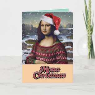 Cartes Pour Fêtes Annuelles Chemise de Noël de Mona Lisa