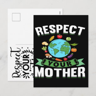 Cartes Pour Fêtes Annuelles Chemise de vie Comfort Colors Respectez votre mère