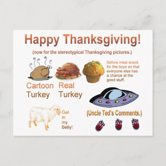 Cartes Pour Fêtes Annuelles Chemise impressionnante de thanksgiving (Devant)