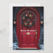 Cartes Pour Fêtes Annuelles Chemise rouge de Noël (Devant)