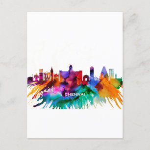 Cartes Pour Fêtes Annuelles Chennai Skyline